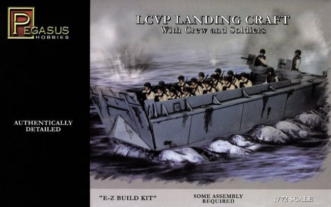 7650 PEGASUS WWII LCVP LANDING CRAFT (CON EQUIPAGGIO E SOLDATI)