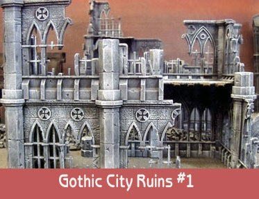 4930 PEGASUS   Gothic City Ruins SET1