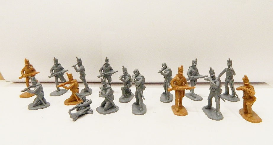 505 ARMIES IN PLASTIC 1/32 BRITISH RIFLES 1813-1815 COLORI MISTI