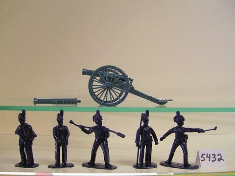 5432 ARMIES IN PLASTIC 1/32 Napoleonic Wars - British Royal Horse Artillery Waterloo 1815