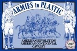 5469 ARMIES IN PLASTIC 1/32 American Revolution Continental Army Cavalry
