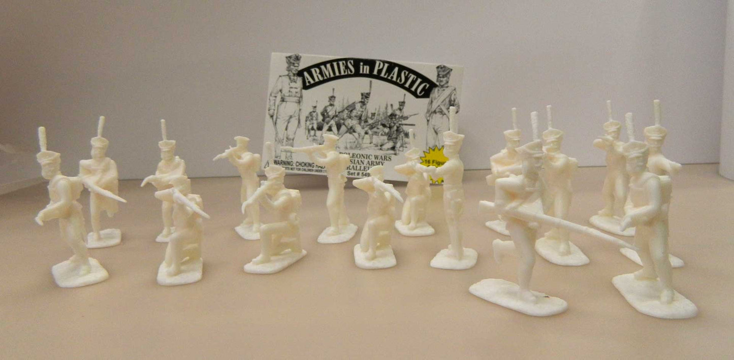 5492 ARMIES IN PLASTIC SCALA 1/32 RUSSIAN INFANTRY TIRALLEURS 1812-1815