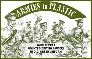 5540 ARMIES IN PLASTIC 1/32 World War I - Mounted British Lancers