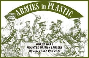 5540 ARMIES IN PLASTIC 1/32 World War I - Mounted British Lancers