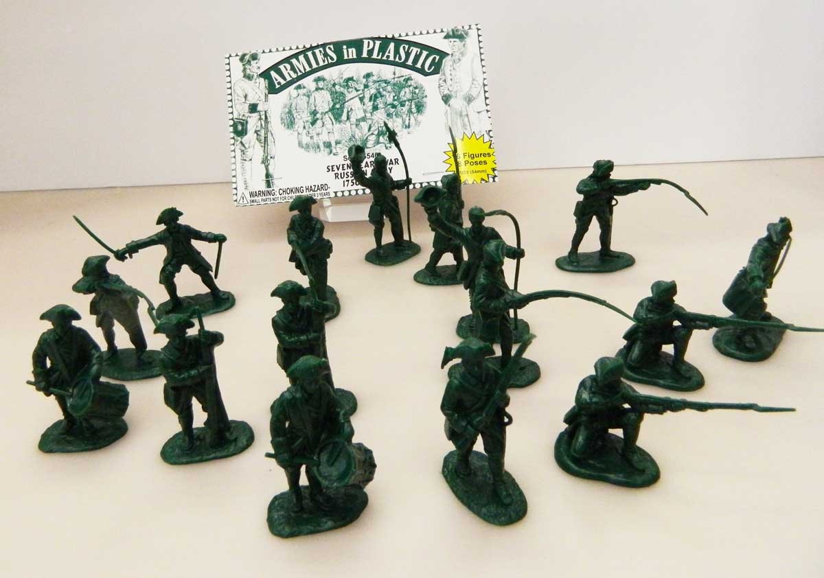 5546 ARMIES IN PLASTIC 1/32 IN BAG Seven Years War 1756-1763 - Russian Army