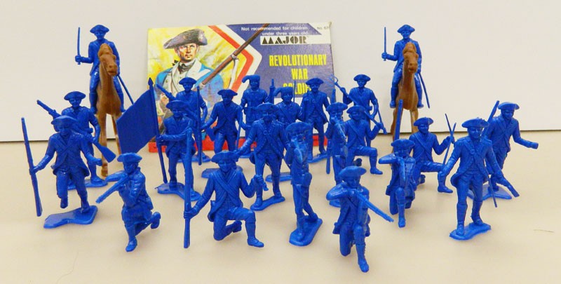 676B Marx Continental Infantry Blue  1/32