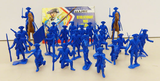 676B Marx Continental Infantry Blue  1/32