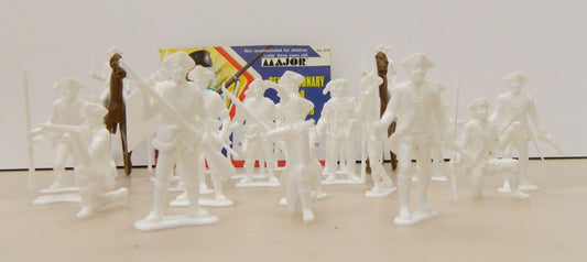 676W Marx  American/French  infantry white 1/32