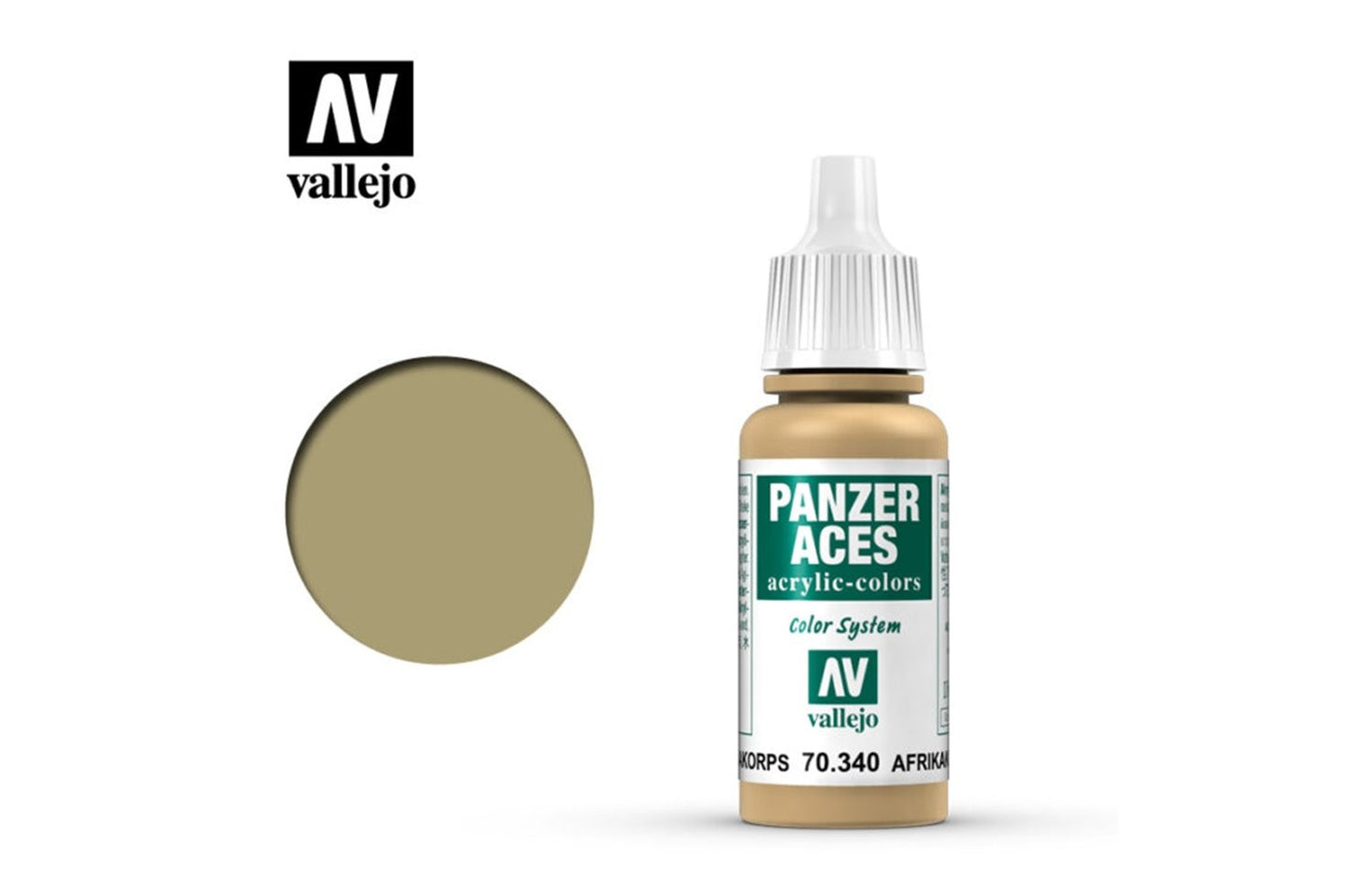 70340 VALLEJO PANZER ACES: AFRIKAKORPS HIGHLIGHTS 17 ml