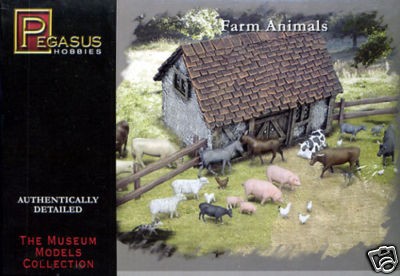 7052 PEGASUS FARM ANIMALS scala 1/72