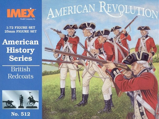 512 IMEX FUORI PRODUZIONE 1/72 GIUBBE ROSSE 1776