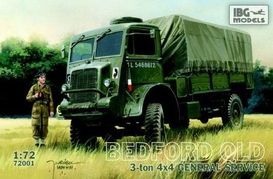 72001 IBG Models Bedford QLD 3 ton 4 x 4 lorry