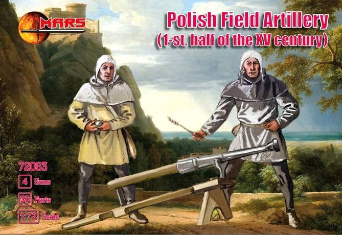 72063 MARS SCALA 1/72  Polish Field Artillery - 15th Century