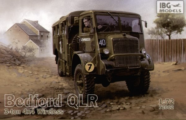 72002 IBG Models Bedford QLR 3 ton 4 x 4 Wireless version 1/72