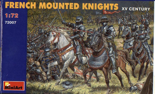 72007 MINIART 1/72 FRENCH MOUNTED KNIGHTS