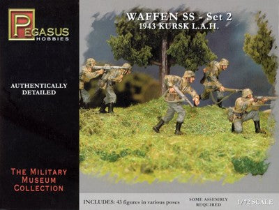 7202 PEGASUS WWII  WAFFEN SS SET 2 1943 KURSK L.A.H. 1/72