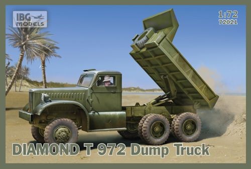 72021 IBG Models Diamond T 972 Dump Truck 1/72