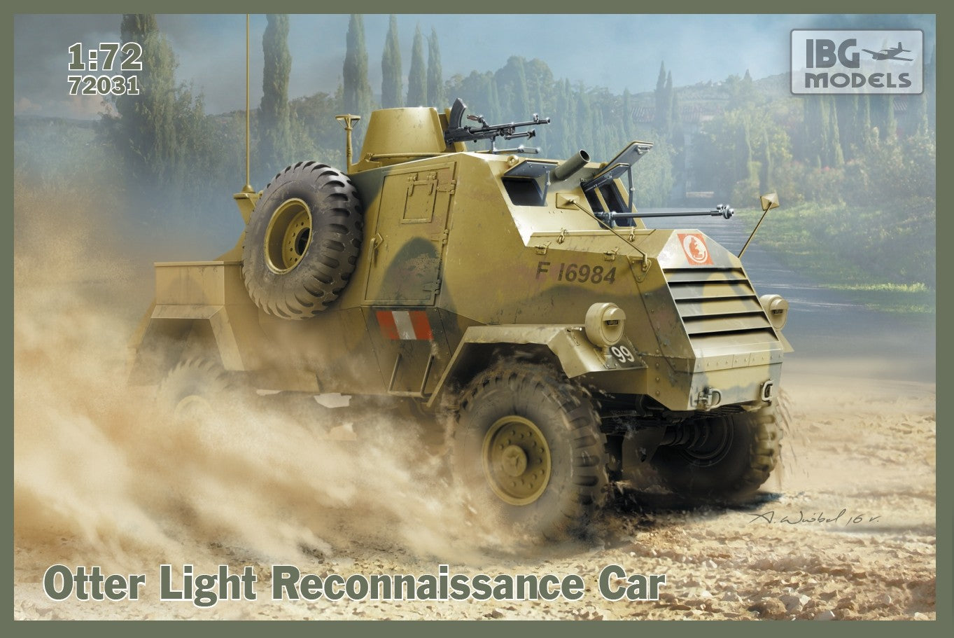 72031 IBG Models  Otter Light Reconnaissance Car