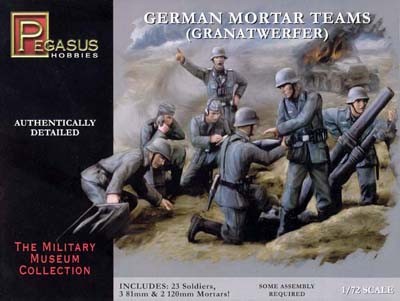 7204 PEGASUS WWII GERMAN MORTAR TEAMS (GRANATWERFEWR)