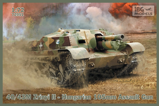 72051 IBG Models 40/43M Zrinyi II - Hungarian 105mm Assault Gun 1/72