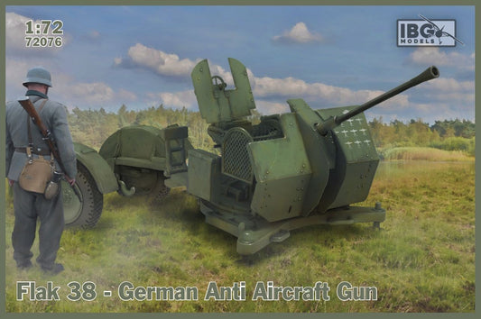 72076 IBG Models Flak 38 German Anti Aircraft Gun (2 in the box)