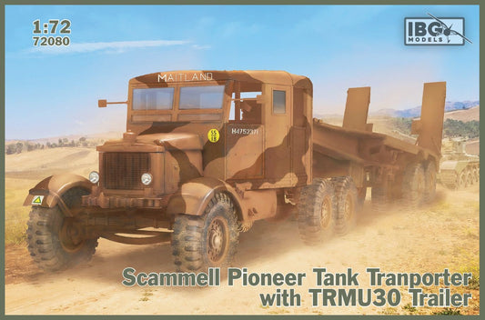 72080 IBG Models Scammell Pioneer Tank Transporter with TRMU30 Trailer