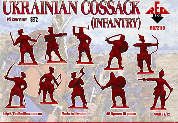 REDBOX 72115  Ukrainian cossack infantry. 16 cent. Set 2