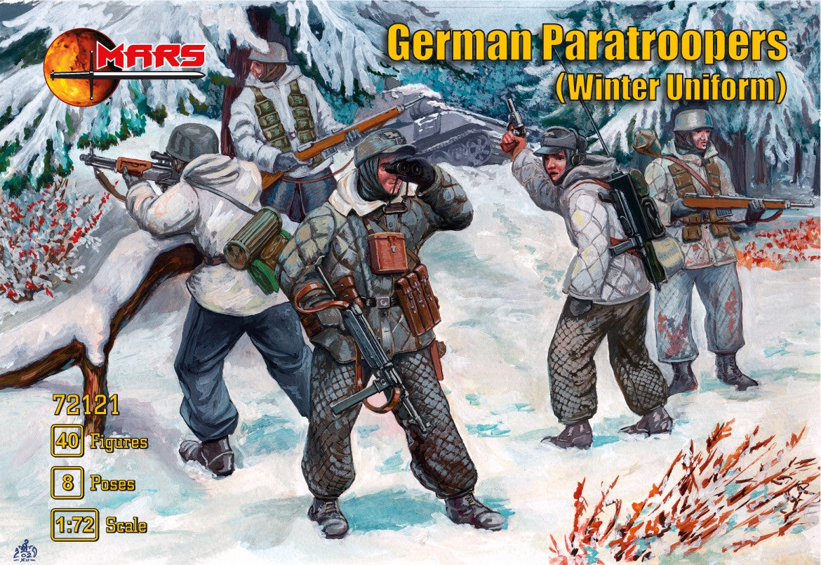72121 MARS German Paratroopers winter uniform. (WWII) 1/72