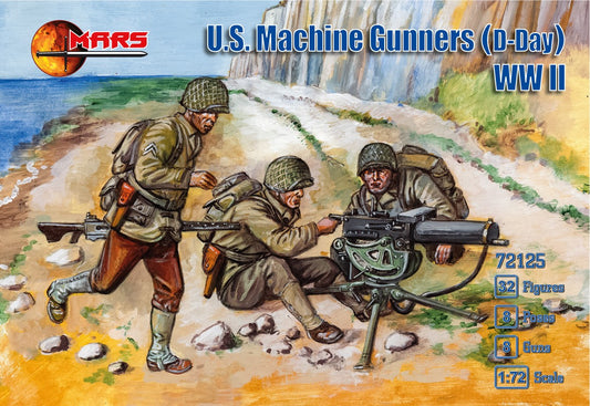 72125 MARS U.S. Machine gun team D-Day (WWII) 1/72