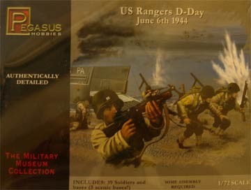 7351 PEGASUS WWII US RANGERS D-DAY 1/72 – Waterloo 1815 A. Pierini
