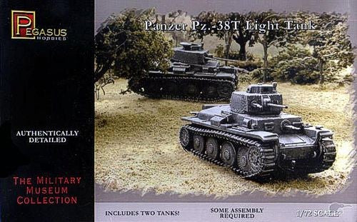 7620 PEGASUS WWII PANZER PZ.-38T LIGHT TANK