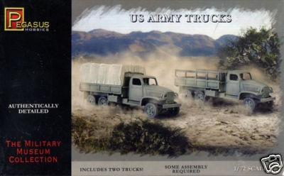 7651P PEGASUS US ARMY TRUCKS 1/72