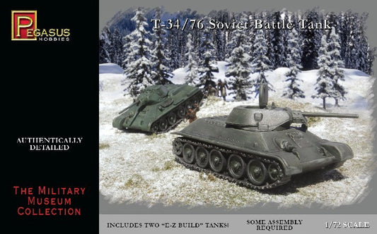 7661 PEGASUS T-34 / 76 SOVIET BATTLE TANK