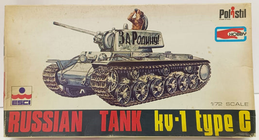 8037 ESCI POLISTIL RUSSIAN TANK KV-1 TYPE  1/72