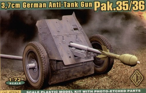 ACE 72241 German anti-tank gun 37mm Pak.35/36