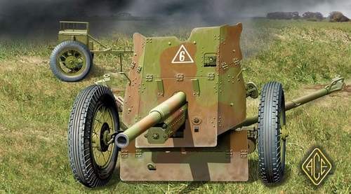 ACE 72242 Soviet 45mm Anti-Tank gun model 1937