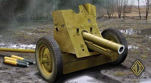 ACE 72244 Soviet 76mm Regimental Gun Mod. 1943