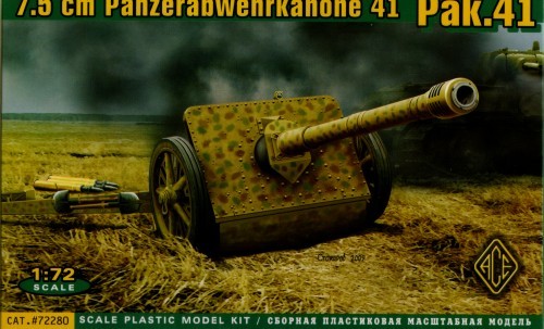 ACE 72280 German 7.5cm Panzerabwehrkanone 41 (Pak.41)