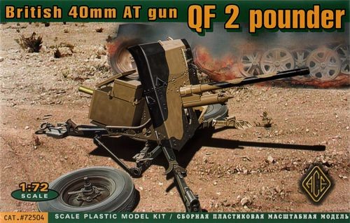 ACE 72504 Ordnance QF 2-pounder AT Gun