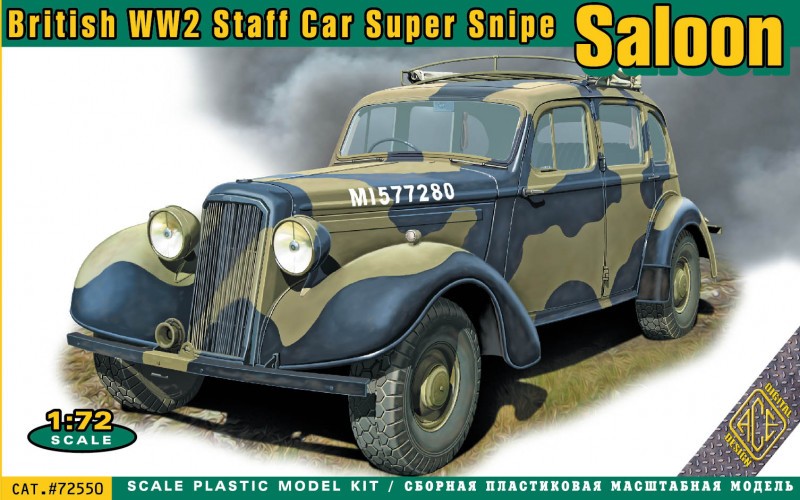 ACE 72550 Super Snipe Saloon British Staff Car WWII 1/72