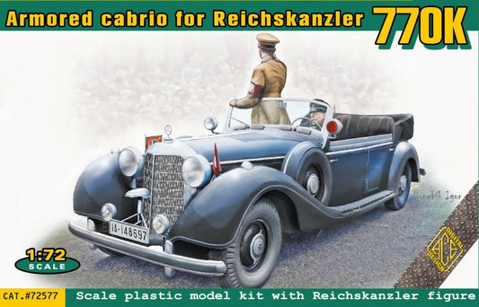 ACE 72577 770K Armored Cabrio for Reichskanzler (2 passenger) 1/72