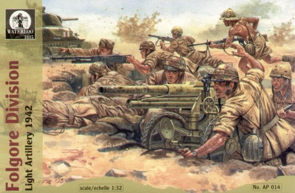 AP014 WATERLOO1815  ARTIGLIERIA FOLGORE 1942 SCALA 1/32