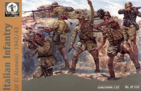 AP016 WATERLOO1815 ITALIAN INFANTRY AT EL ALAMEIN 1942/1943  SCALA 1/32