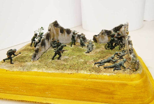 AP034 WATERLOO1815 World War II Italian Infantry Support Group SCALA 1/72