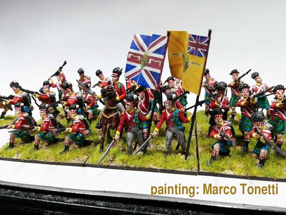 AP039 WATERLOO1815 Highland Infantry 1815 in Square SCALA 1/72