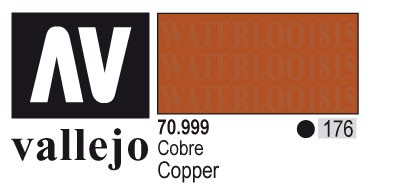 AV70999-176 Vallejo MODEL 17 ml COLOR: RAME- COPPER-COBRE