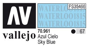 AV70961-067 Vallejo MODEL 17 ml COLOR: Sky Blue