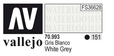 AV70993-151 Vallejo MODEL 17 ml COLOR:White Grey