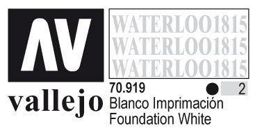 AV70919-002 Vallejo MODEL 17 ml COLOR: Foundation White