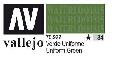 AV70922-084 Vallejo MODEL 17 ml COLOR: Uniform Green